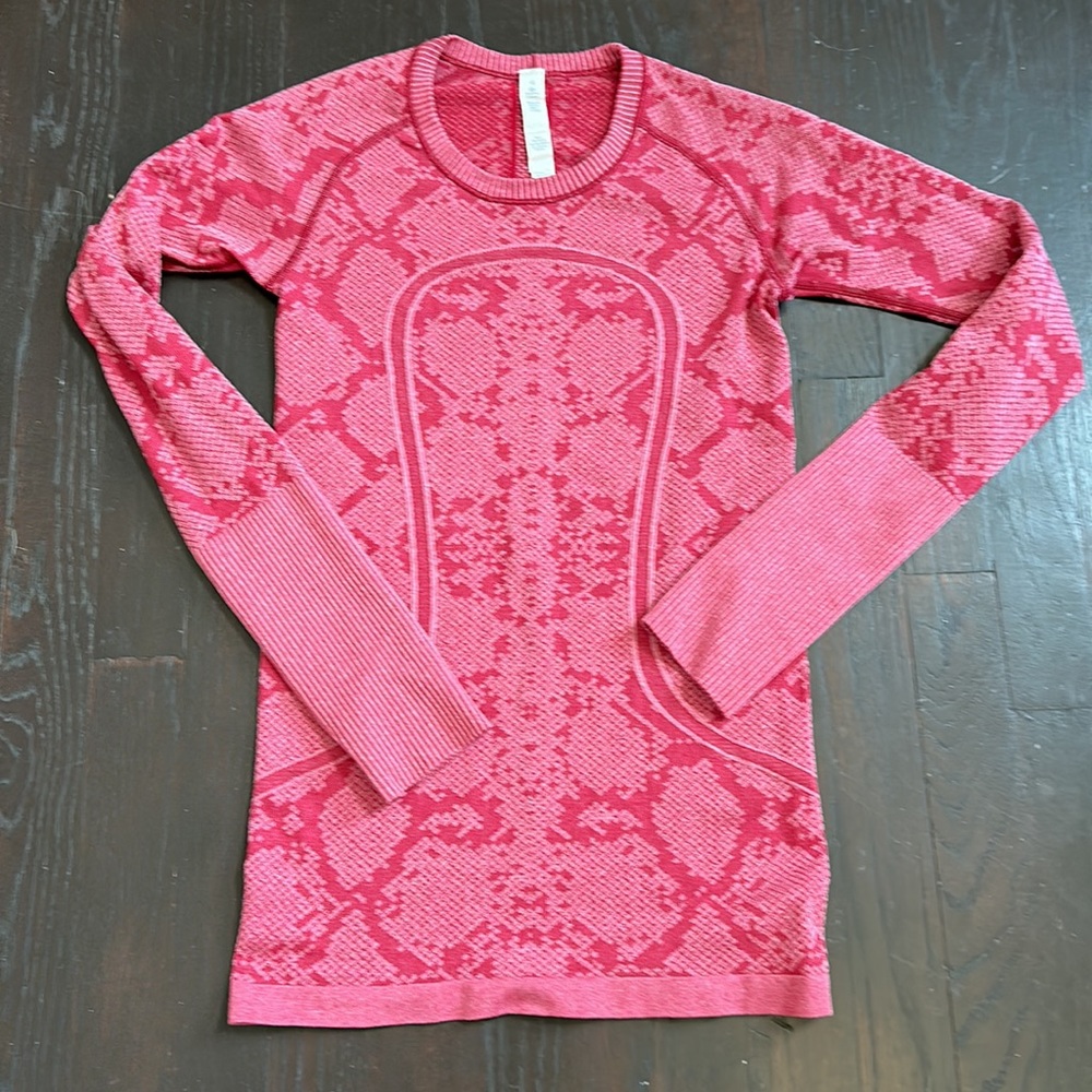 Lululemon Swiftly Tech Python Longsleeve Barbieco… - image 2